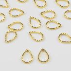  ликвидация запасов очарование пустой рамка-оправа ... Kirakira ручная работа отметка .. задний Gold серьги аксессуары материал детали pt-150918-2-b