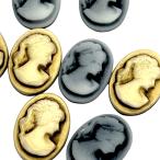  камея детали женщина 2 шт полимер материалы материал ручная работа серьги резинка для волос pt-2294b