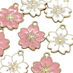  очарование Sakura одного цвета 5 шт белый розовый ручная работа рукоделие серьги задний ребенок взрослый pt-2313b