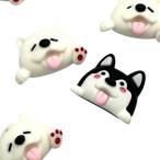  акрил детали декоративный элемент собака такой же модель 5 шт животное черный белый Monotone ручная работа рукоделие материал приклеивание pt-2655