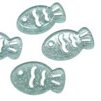  декоративные элементы акрил sa kana узор одного цвета 4 шт синий прозрачный ручная работа рукоделие материал резинка для волос pt-2670