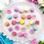  зажим маленький цветочный принт Mini волосы зажим цвет Random 20 шт. комплект пастель цвет украшение для волос Kids baby женский ручная работа рукоделие материал pt-2819