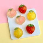  фрукты декоративные элементы 2 шт клубника .. лимон .... ручная работа resin материал pt-2921