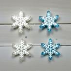  снег. кристалл акрил детали ламе ввод 2 шт. комплект примерно 2cm зима узор ручная работа детали рукоделие аксессуары детали голубой белый pt-2979