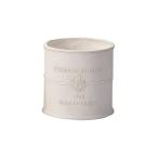 ショッピング鉢 【送料無料】植木鉢 鉢 かわいい フレンチスタイル ナチュラル アンティーク風 【友膳 ボヌールオリーブ ラウンド M ホワイト】Φ31.5×高さ30.5cm