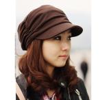 帽子 キャスケット ニット キャップ レディース uv 紫外線 対策