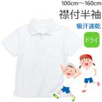 体操着 体操服 ポリエステル100 110〜160cm 半袖 ホワイト お受験 スクール 入園 入学 110 120 130 140 150 160 白無地 Tシャツ 白 無地 襟付き 小学校 小学生…