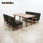 Karimoku Karimoku DU5665 обеденный стол &CS62 стул & bench /3 местный еда . стул обеденный 4 позиций комплект 