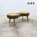 IDEEite-2P стул /2 местный . стул /2 -местный стул машина b bench подставка для ног / табурет ткань бежевый × желтый специальный заказ 