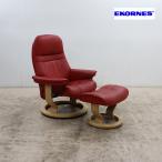 Ekornes eko -nesStressless -тактный отсутствует отсутствует Sunrise Sunrise наклонный стул & подставка для ног M размер кожа / кожа 
