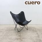 CUERO фирма keroBKF butterfly chair бабочка стул lounge стул MARIPOSA Мали posa черный чёрный общий кожа кожа 