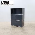 USM Haller System USM - la- система 1 ряд 3 уровень шкаф Anne тигр сайт × graphite черный перфорирование panel иметь с ключом 26 десять тысяч?