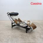 Cassinakasi-na4 CHAISE LONGUE A REGLAGE CONTINU,DURABLE кушетка LC4ru*ko рубин .jie - lako× чёрная кожа 156 десять тысяч 