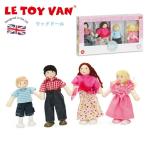 お人形 木製玩具 レトイバン Le Toy Van レ・トイ・バン ファミリードールセット ミニチュア ままごと 木のおもちゃ ドールハウス用 ごっこ遊び 知育玩具 おも…