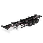 Diecast Masters 91024 40 feet skeleton trailer black trance port series 1/50 die-cast model 