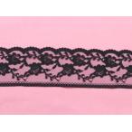 エンブロイダリーレース 【2600】 ブラック 幅 60mm（LaceB-o05）