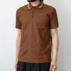 バーバリー BURBERRY メンズ 半袖ポロシャツ MANOR モノグラムモチーフ コットン ポロシャツ 80707761 121046 A8900 DARK BIRCH BROWN