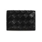 ボッテガヴェネタ BOTTEGA VENETA レディース 名刺入れ（カードケース） ブラック BUSINESS CARD CASE イントレチャート 667141 VCPP3 8425 BLACK-GOLD