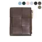 ボッテガヴェネタ BOTTEGA VENETA 財布 二つ折り財布 CASSETTE SMALL BI-FOLD ZIP WALLET  カセット レディース 742698 VCQC4
