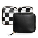 コムデギャルソン COMME DES GARCONS 財布 メンズ レディース 二つ折り財布 INSIDE CHECK FULL ZIP AROUND WALLET インサイドチェック SA2100CP BLACK/CHECK