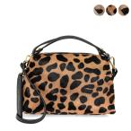 ジャンニキアリーニ GIANNI CHIARINI ジャンニキャリーニ レディース 2WAYバッグ レオパード ALIFA アリファ S SMALL HAND BAG (Sサイズ) BS 8145 CAV-PL
