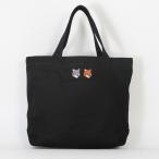 ショッピングトート メゾン キツネ MAISON KITSUNE バッグ トートバッグ DOUBLE FOX HEAD TOTE レディース メンズ OW511CF WW0096