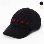マルニ MARNI キャップ 帽子 ORGANIC GABARDINE BASEBALL CAP WITH EMBROIDERED LOGO オーガニック ベースボールキャップ CLZC0108S0 UTC311 レディース メンズ