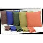 綿つむぎ調座布団カバー 〔同色5枚�