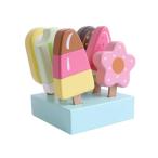 木製アイスクリームセット ごっこ遊び 学習玩具 木製アイスキャンデー モンテッソーリ アイスキャンディーおもちゃ シミュレーション アイスクリーム 就