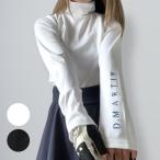 ショッピングプティプラ D.MARTIN刺繍ボトルネックLT K250802-01 韓国ゴルフウェア レディース インナー カジュアル シンプル 白 黒 安い プチプラ 無地 シンプル プティオール