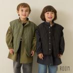 2025秋冬新作 b-ROOM 組み合わせ自由 キルティングベスト No.9853302 ビールーム 子供服 ベスト アウター 羽織 上着 キルティング 前ボタン シンプル オシャレ