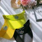 ショッピングプティプラ ゴルフウェア レディース flowerサンバイザー C2211-03 韓国ゴルフウェア 安い プチプラ ネオンカラー ゴルフ女子 可愛い 韓国ブランド 帽子 小物 プティオール