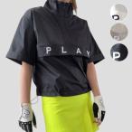 ショッピングプティプラ PLAY上質半袖プルオーバー K250321-01 韓国ゴルフウェア レディース トップス カジュアル 大きいサイズ 薄手 夏 ポロシャツ 安い プチプラ プティオール