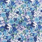 リバティプリント【タナローン/別注】シェイデッドブルームス（オルタンシアブルー J23B）shaded blooms　dc33279s71-j23b　チビチビキッチン別注生地
