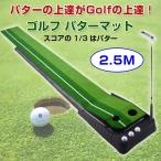 ゴルフ パターマット 2.5M パッティングトレーナー 人口芝 ベント芝 グリーン パット 自宅 練習 パッティング スポーツ ◇CHI-TL004-25