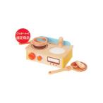 おままごとキッチン 木のおままごと ままごとキッチン 木製 エドインター ジュージューくるりん!木のキッチン 女の子プレゼント