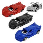 スーパーウイングカー　４個セット（成近屋）おもちゃ　玩具　乗用車　ガルウィング　両開き　スーパーカー