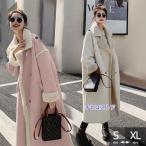 ロングコート アウター 厚手コート フェイクムートンコート レディースコート もこもこ コート