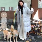 ダウンコート フード付き ベンチコート レディース ダウン ロング コート アウター 冬 ロングダウンコート おしゃれ シンプル 冬服 防寒 防寒着