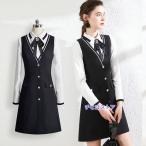 ベストワンピース事務服ブラックワン...