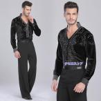  мужчина бальные танцы костюм состязание надеты мужской Dance для рубашка мужской танцевальный костюм верхняя одежда тренировка надеты warutsukau Boy chacha коричневый roomba stage костюм 