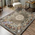 ショッピングホットカーペットカバー キリム柄 薄型 ラグ マット 折りたたみ 可能 ホットカーペットカバー 対応 豪華 高密度 滑り止め付 絨毯 ノーブルスタイル ペルシャ柄 室内 屋内用 玄関