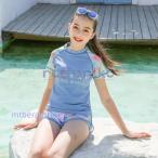 キッズ水着女の子セパレート子供ジュ...