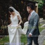 ショッピングウェディング ウェディングドレス 二次会 前撮り 挙式 花嫁 キャミソール サテン フォト リゾートドレス 結婚式 ブライダル パーティードレス 高級感 ビーチフォト 後撮り