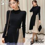 秋冬ニットベストレディース ニットワンピ セーター ワンピース ニットベスト韓国 ニットワンピタイト 冬春 長袖 膝丈 おしゃれ 通勤通学 ニットドレスyd-5624