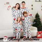 サンタコス 親子ペア クリスマス パジャマ クリスマス 長袖 欧米風 コスプレ衣装 家族お揃い ルームウェア 総柄 寝巻き セットアップ 親子服 親子ペアルック 部