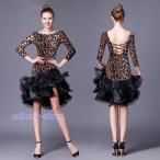 ショッピングダンス 社交ダンス衣装 ラテンダンス衣装 ダンスドレス ラテンドレス チャチャ タンゴ ワンピース ラテンダンス レディース 舞台服 練習用