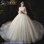 新品ウェディングドレス ウエディングドレス白 パーティー 可愛いビーズ 花嫁ロングドレス 結婚式 トレーンライン 二次会 フォームドレス お呼ばれ 挙式hs6588