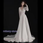 新品ウェディングドレス ウエディングドレス白 パーティー 可愛い 花嫁ロングドレス 結婚式 トレーンライン 二次会 フォームドレス お呼ばれ 挙式hs6801