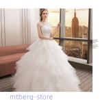 ショッピングウェディング ウェディングドレス ウェディングドレス白 パーティードレス レース 花嫁ロングドレス 簡約 結婚式 二次会 エレガント ビーズ お呼ばれ 挙式 姫系hs5148